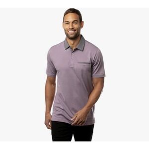 Travis Mathew Shirt Homer Mens‎ Golf Polo Purple Size Medium